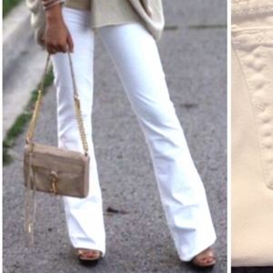 AG White Bell bottom Jean's sz 28R